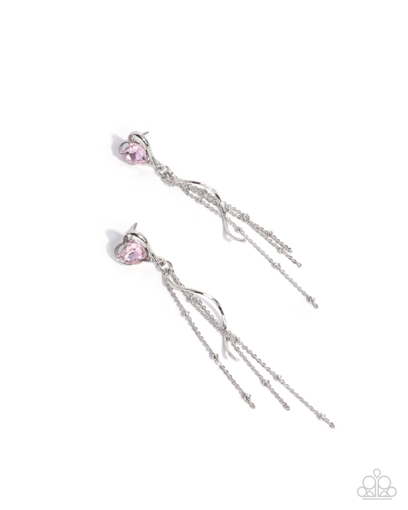 Simply Smitten Earrings - Pink image 2