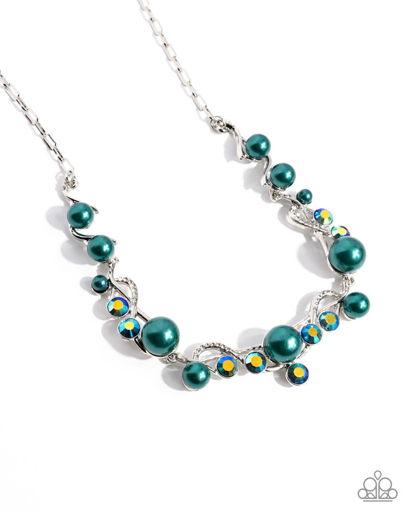 Settled Shimmer - Green | Paparazzi Accessories