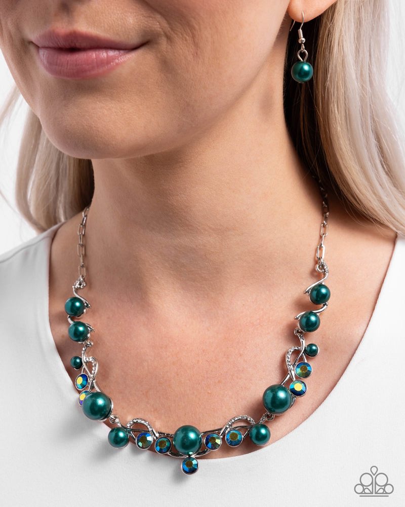 Settled Shimmer - Green | Paparazzi Accessories