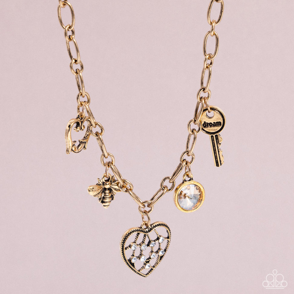 Reminiscent Reveal Necklace - Gold