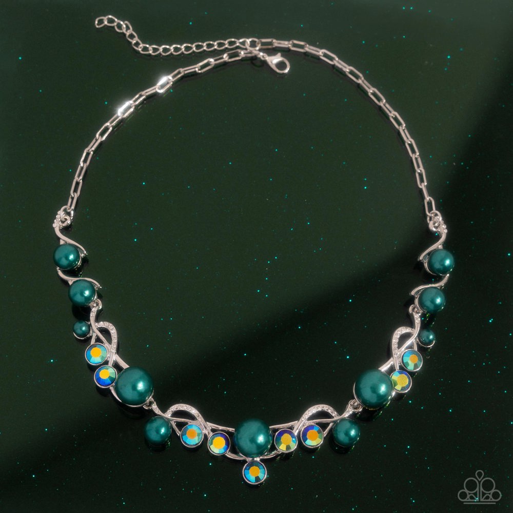 Settled Shimmer - Green | Paparazzi Accessories