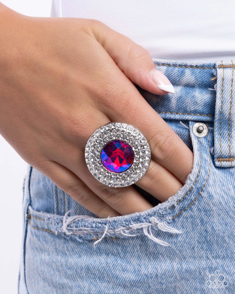 Bedazzled Babe Ring - Pink