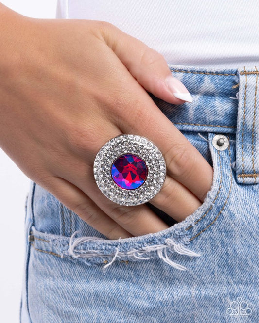 Bedazzled Babe Ring - Pink