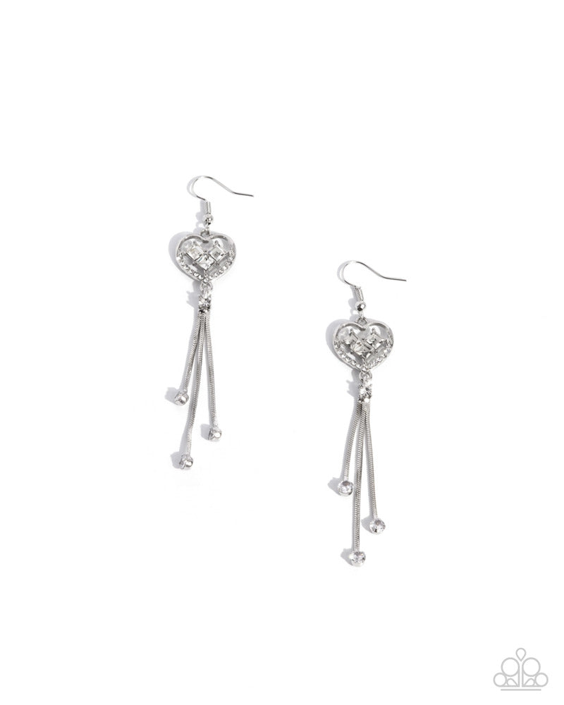 Cascading Character - White | Paparazzi Accessories