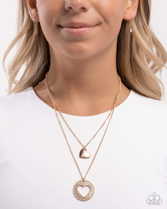 Matchmaker Mural - Gold | Paparazzi Accessories