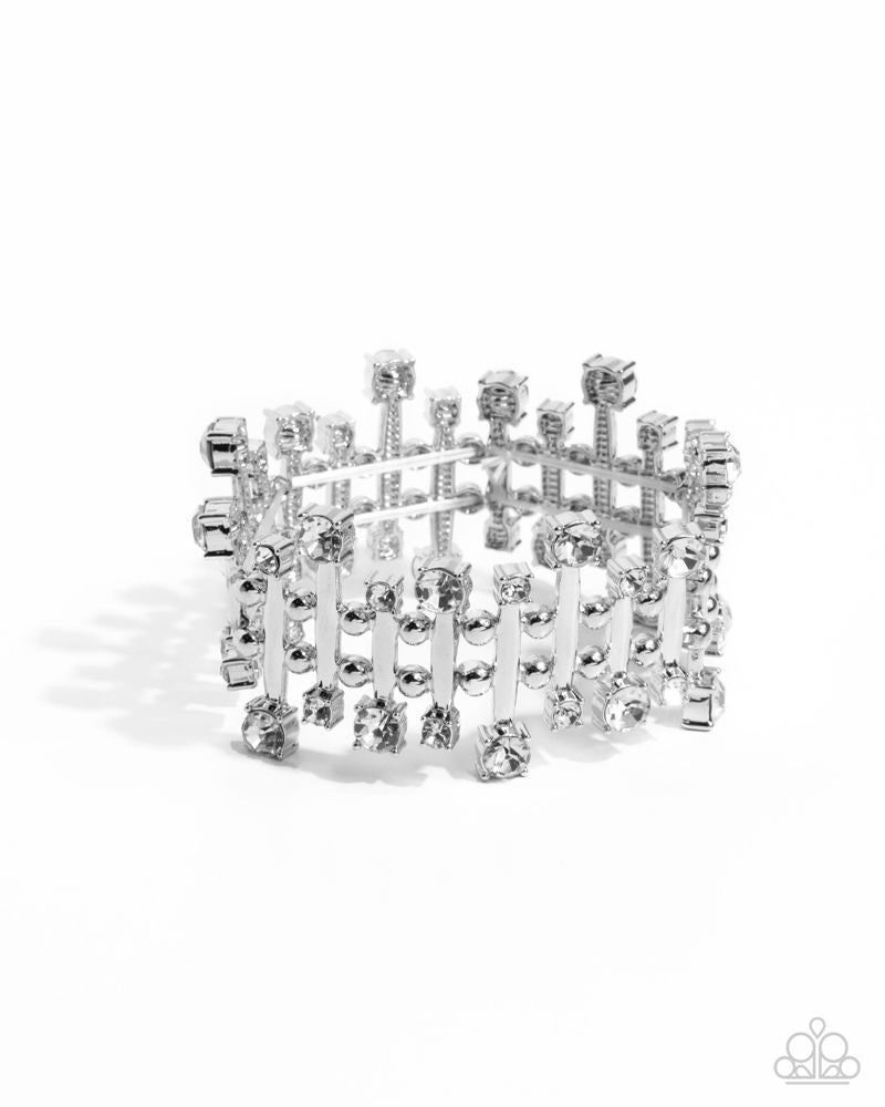 Misunderstanding Mayhem - White | Paparazzi Accessories