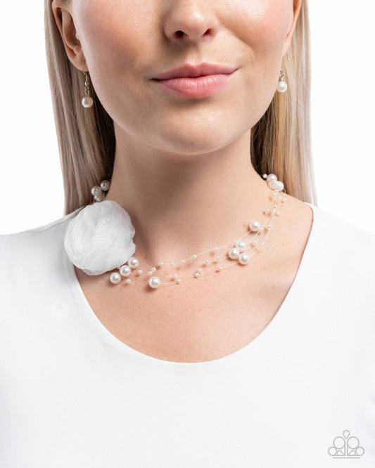 Delicate Debutante - White | Paparazzi Accessories