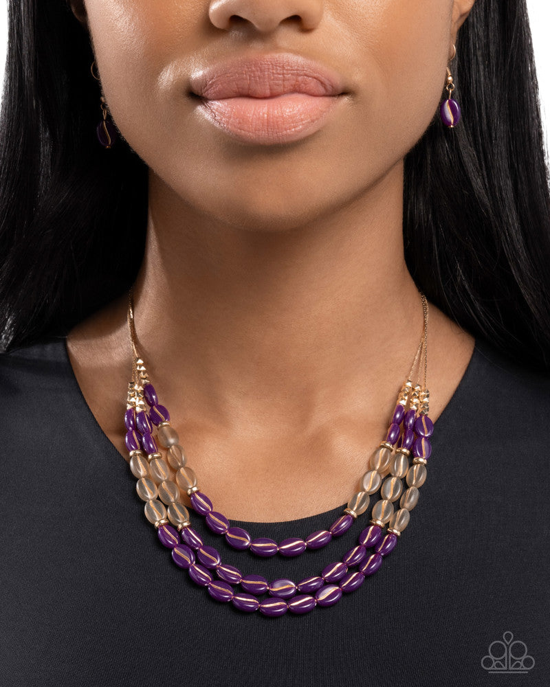 Playful Passage - Purple | Paparazzi Accessories