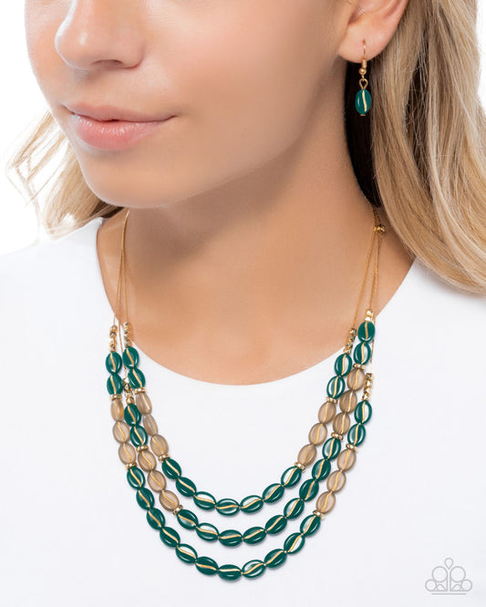 Playful Passage - Green | Paparazzi Accessories