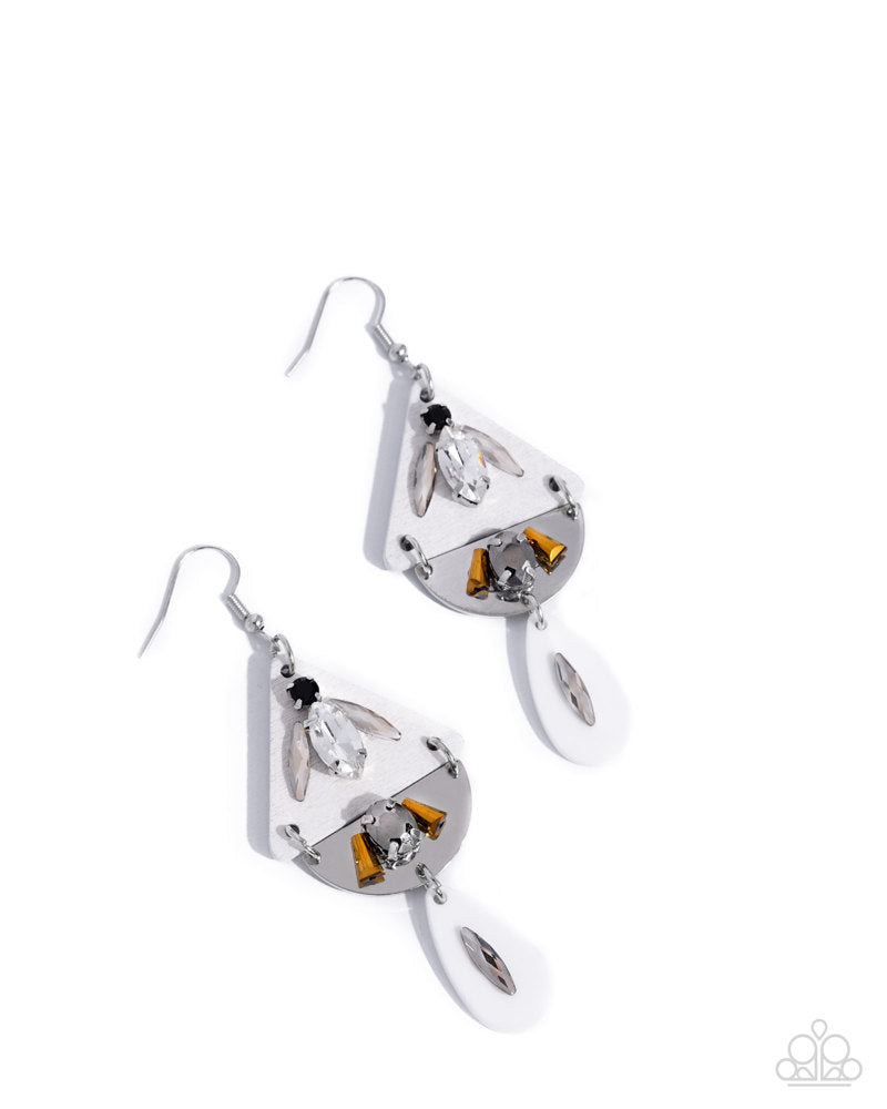 Abstract Articulation - White | Paparazzi Accessories