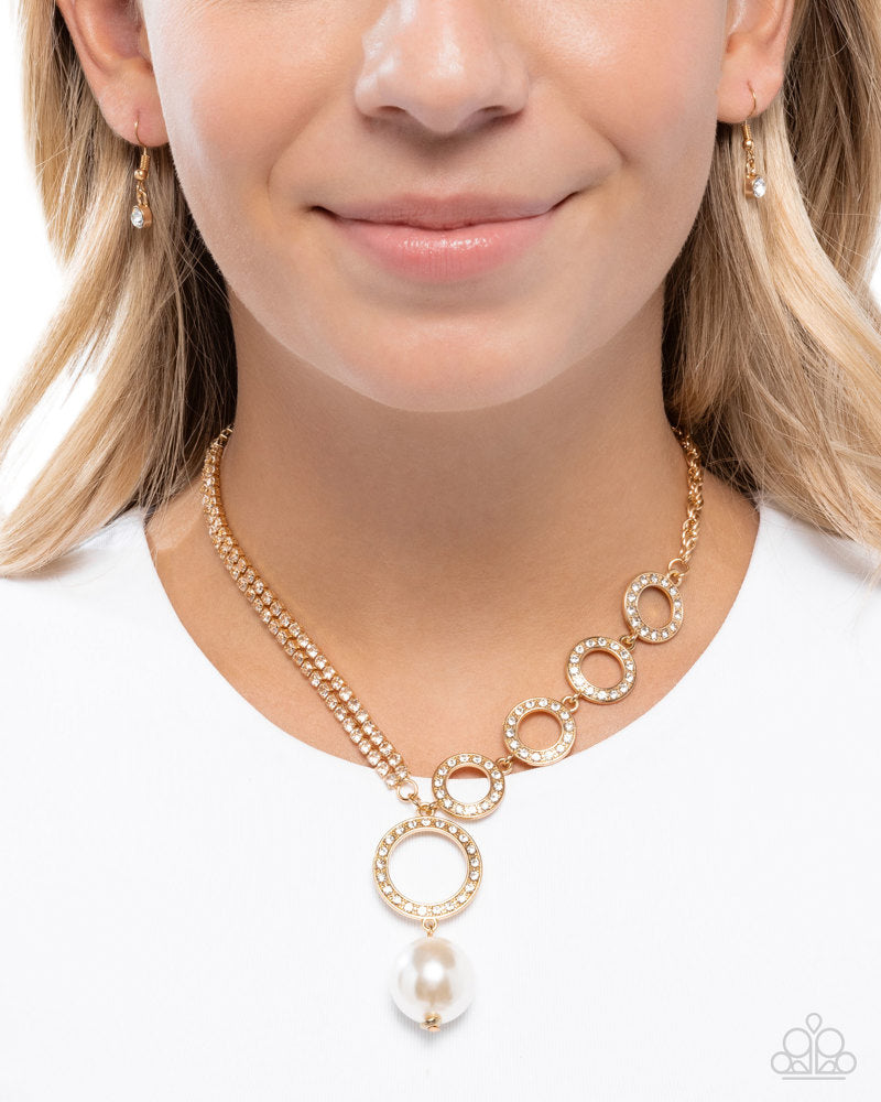 Refined Rapid Necklace - Gold image 3
