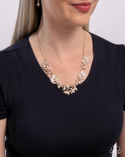 Refined Rule Necklace - Rose Gold image 3