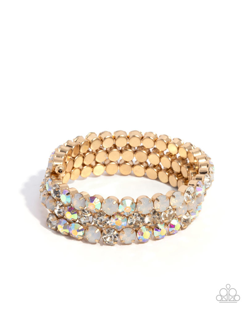 Iridescent Incantation Bracelet - Multi | Paparazzi Accessories image 2