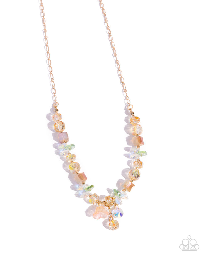 Tasteful Tulip Necklace - Orange image 2