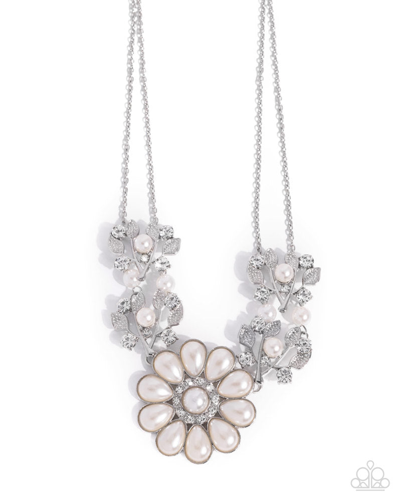 Sprouting Shimmer - White | Paparazzi Accessories