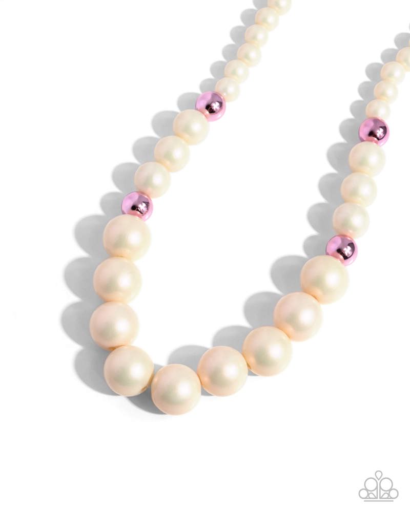 Pearl Platoon - Complete Look - Pink 2-Piece Set - Paparazzi