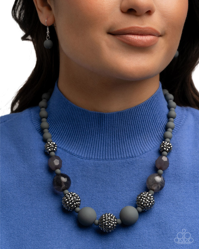 Hematite Hallmark - Complete Look | Paparazzi Accessories