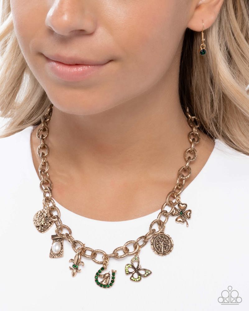 Good Luck To You Necklace - Green | Paparazzi Accessories image 3