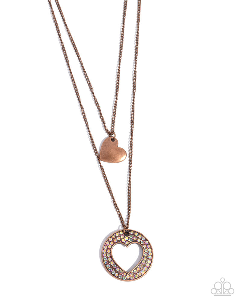 Matchmaker Mural Necklace - Copper | Paparazzi Accessories image 2