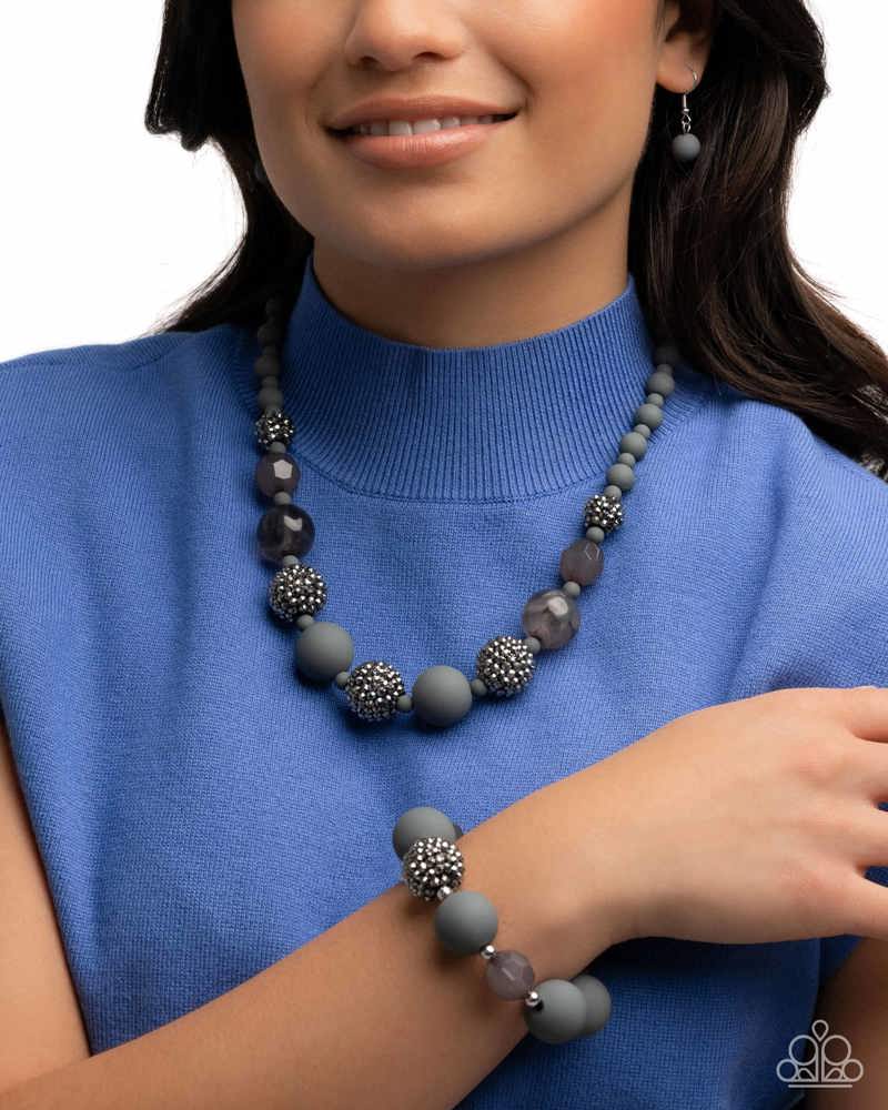 Hematite Hallmark - Complete Look | Paparazzi Accessories