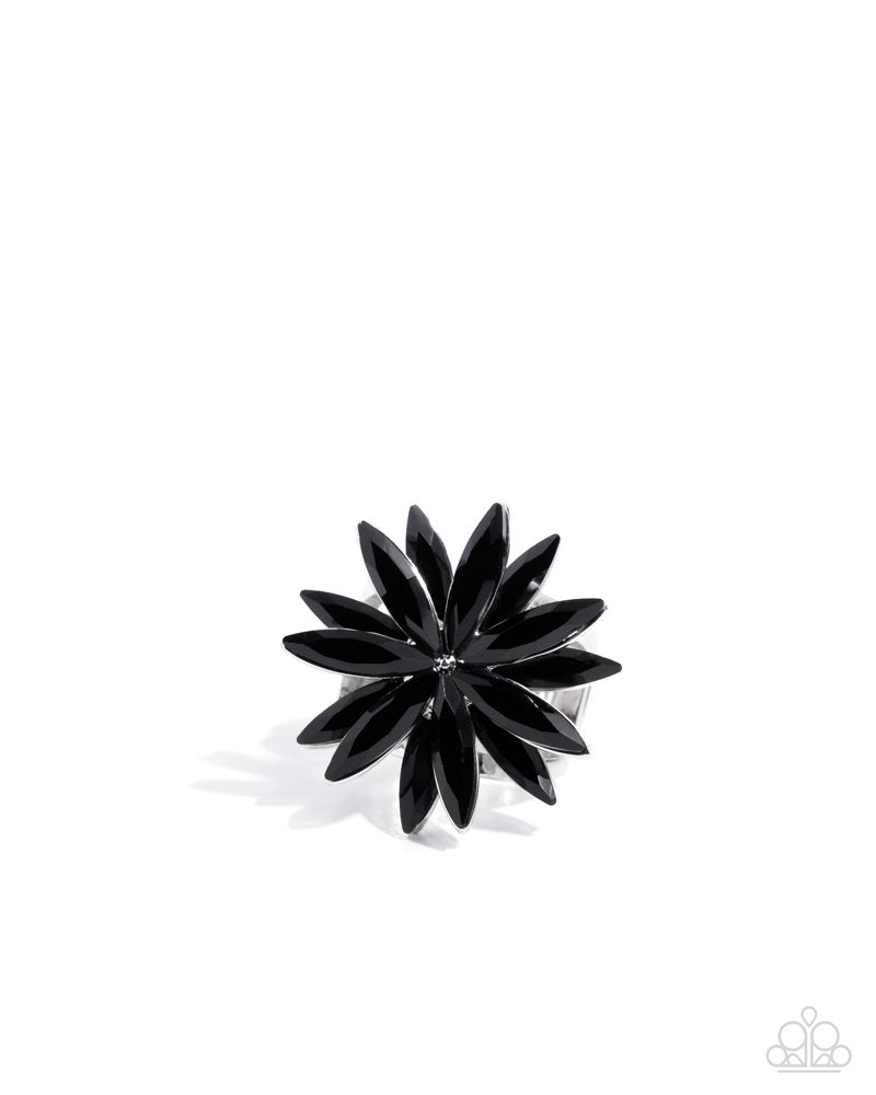 Sophisticated Shine Ring - Black image 2