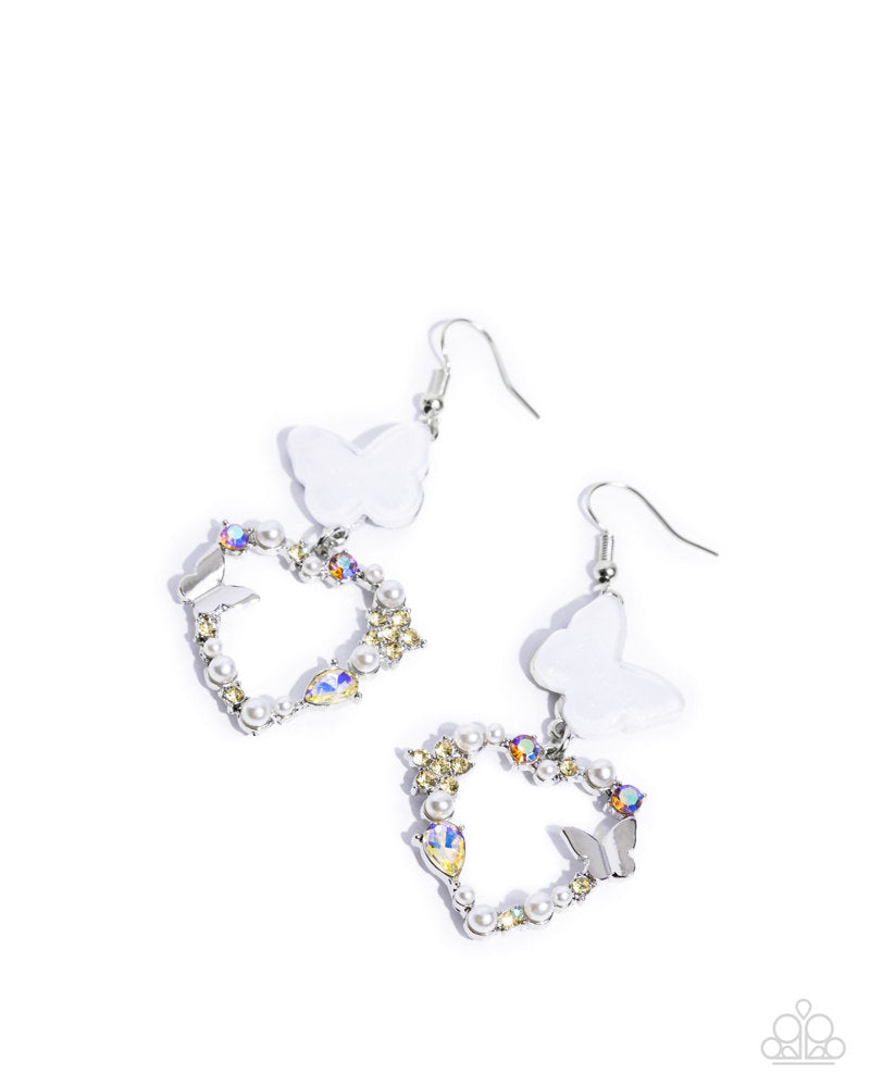 Flirty Flight Earrings - Yellow image 2