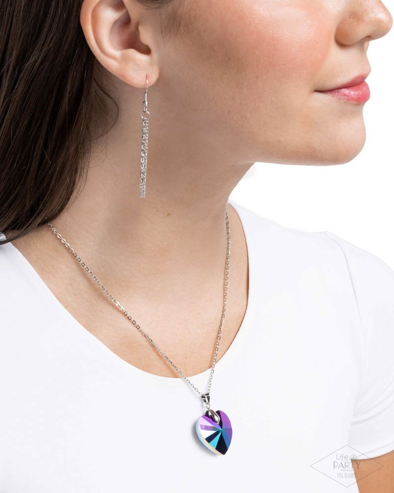 Love Hurts Necklace - Multi | Paparazzi Accessories image 4