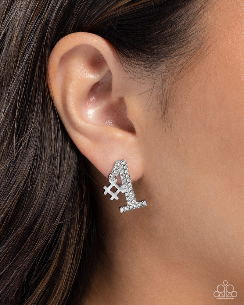 Were Number One, Youre Number Two - White | Paparazzi Accessories