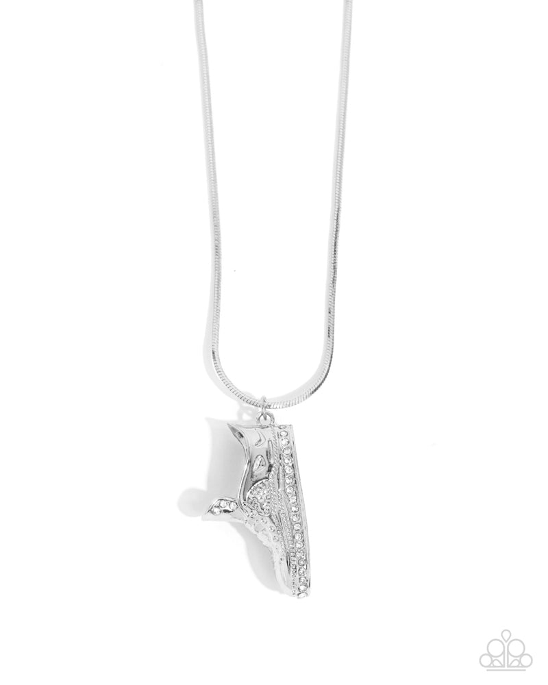 Sneaker Shimmer Necklace - White image 2