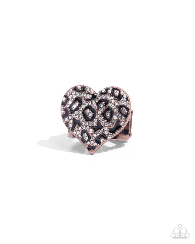 Cheetah Cameo - Copper | Paparazzi Accessories