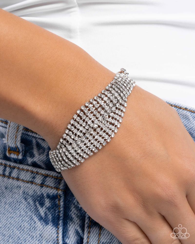 Trustworthy Twist - White | Paparazzi Accessories
