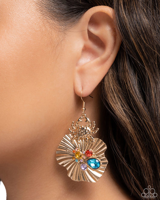 Capricious Crab - Gold | Paparazzi Accessories