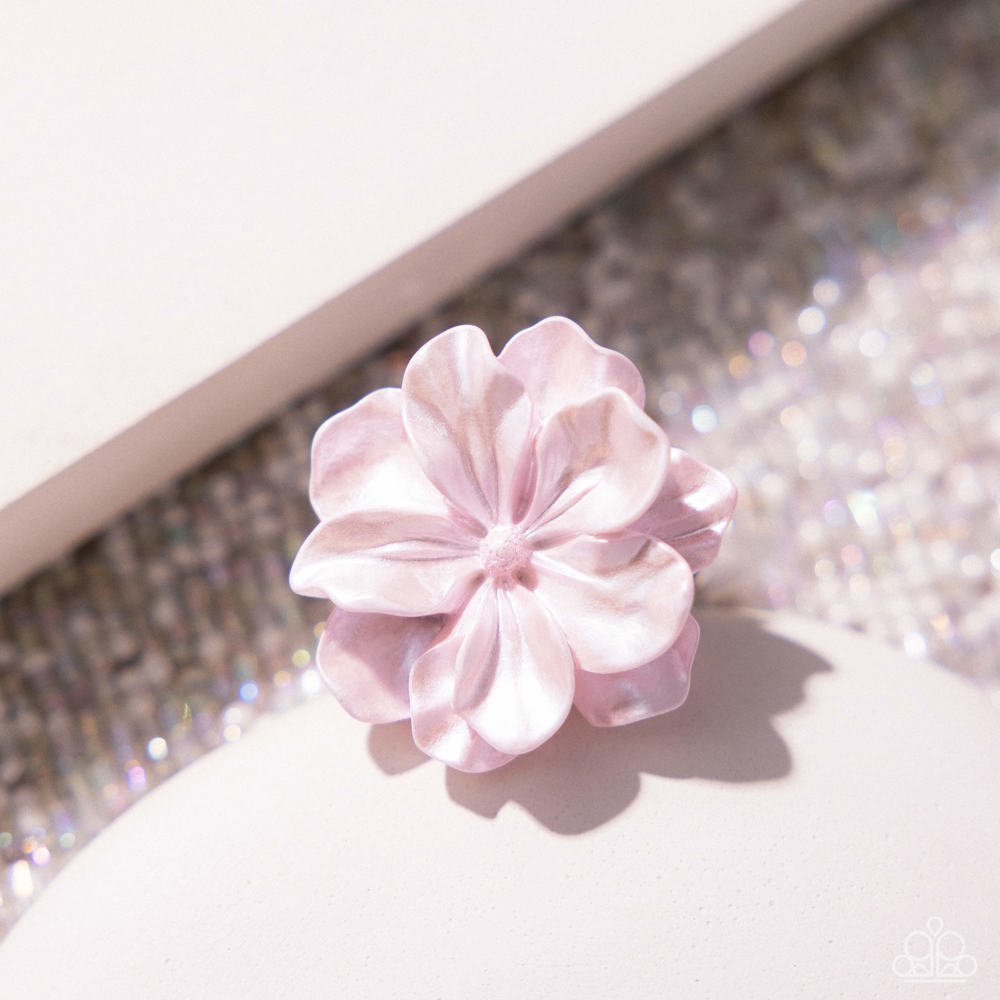 Floral Flex Ring - Pink