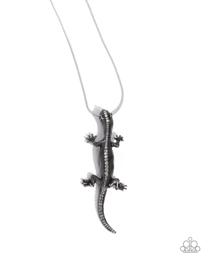 Salamander Statement - Black | Paparazzi Accessories