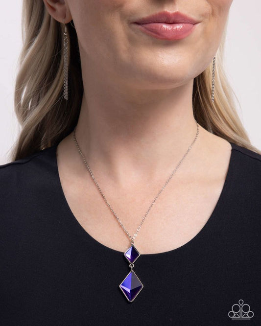 Daily Diamonds - Purple | Paparazzi Accessories