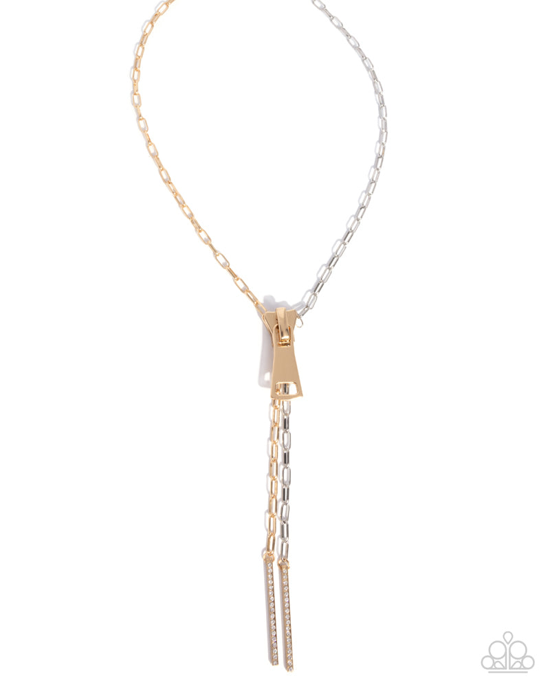 Zipper Zeal Necklace - Multi image 2