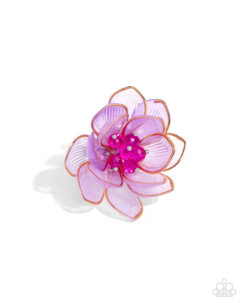 Blatant Bloom Ring - Purple image 2