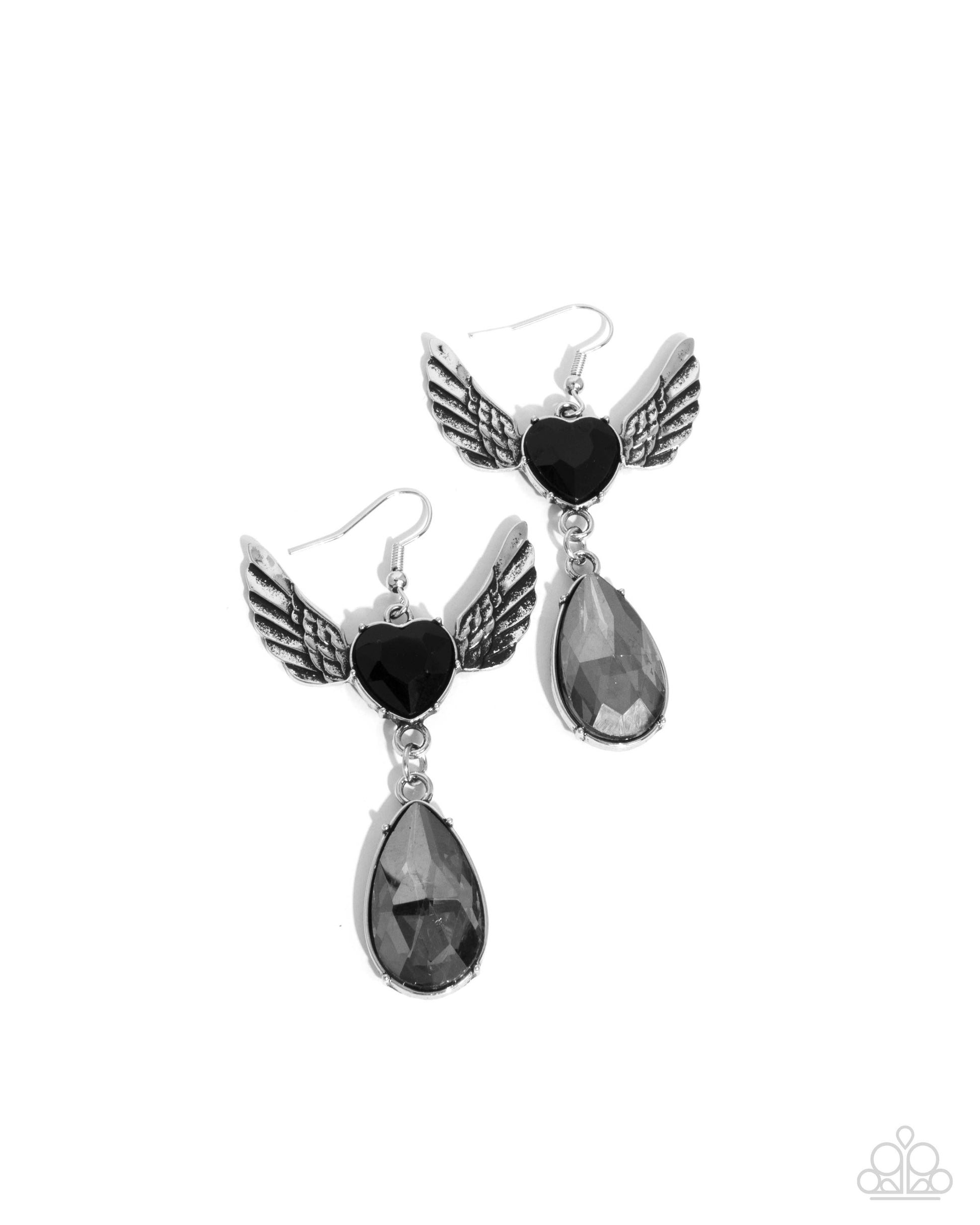Angelic Accomplishment Earrings - Black image 2