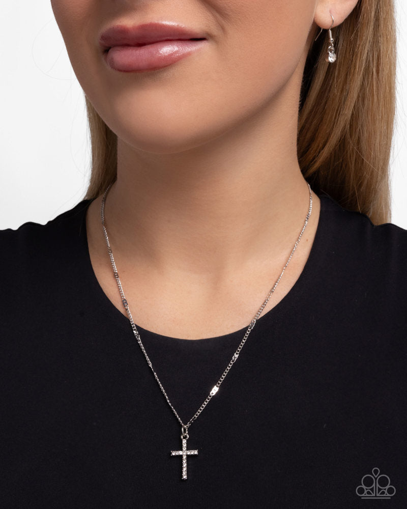 Endless Faith Necklace - White image 3
