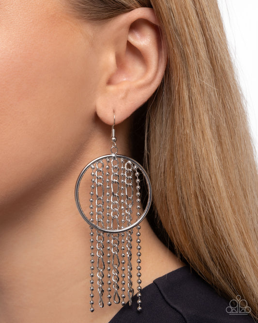 Laborious Lure - Silver | Paparazzi Accessories