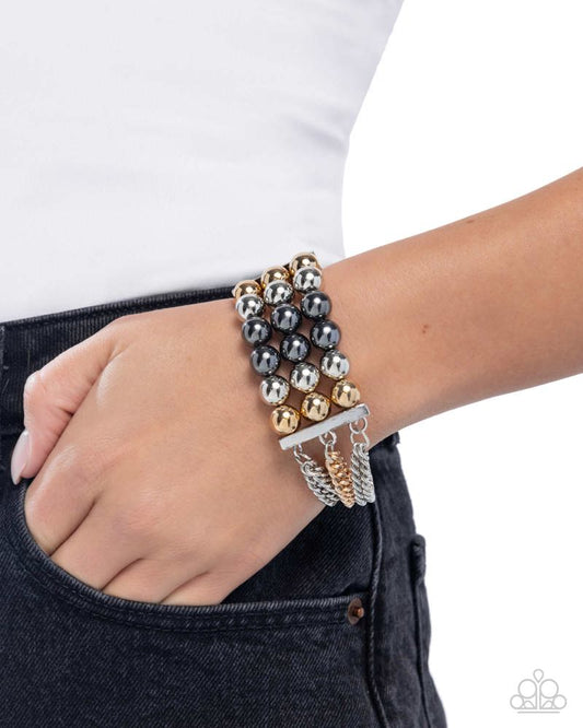 Sarcastic Stack - Multi | Paparazzi Accessories