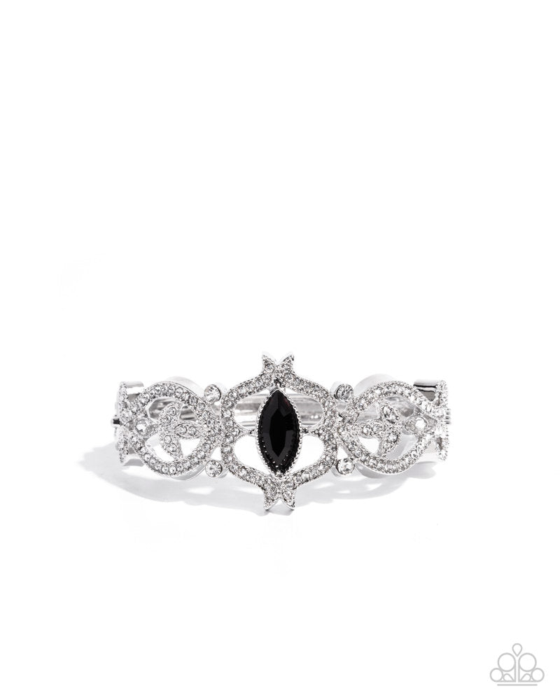 Courtly Coquette Bracelet - Black | Paparazzi Accessories image 2