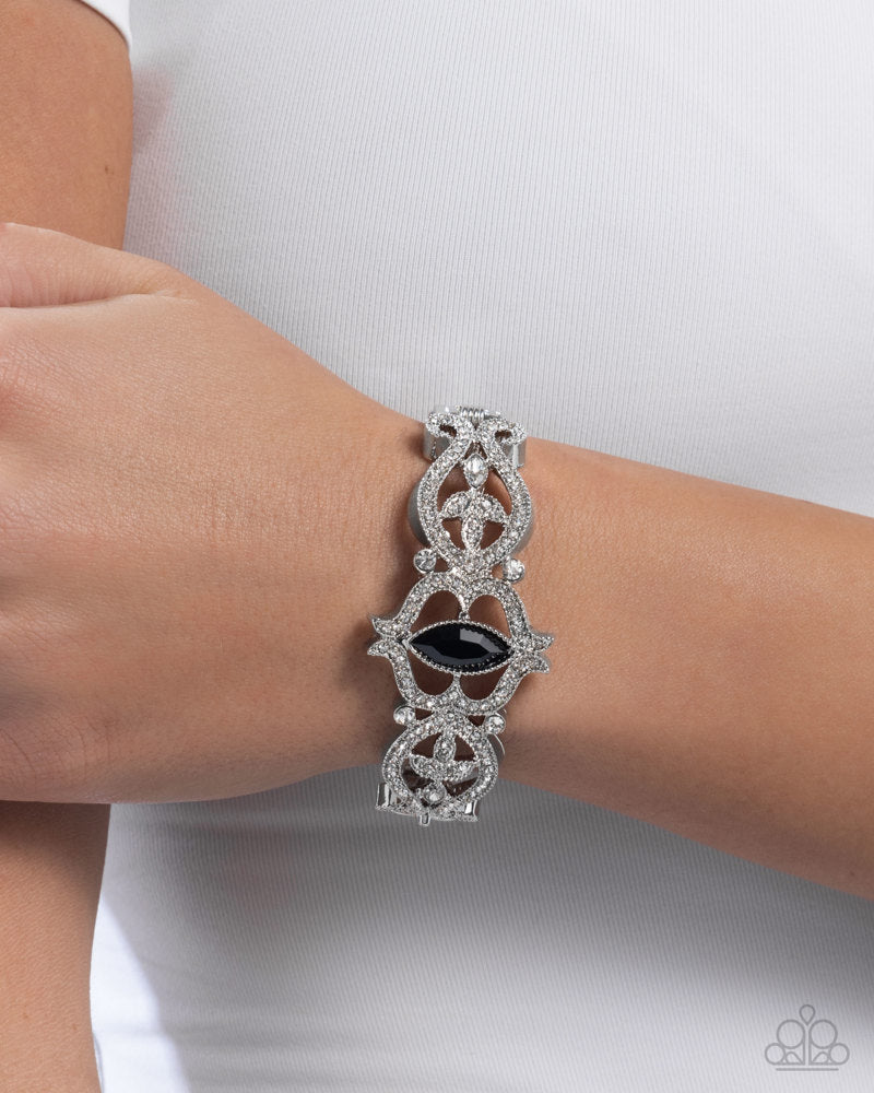 Courtly Coquette Bracelet - Black | Paparazzi Accessories