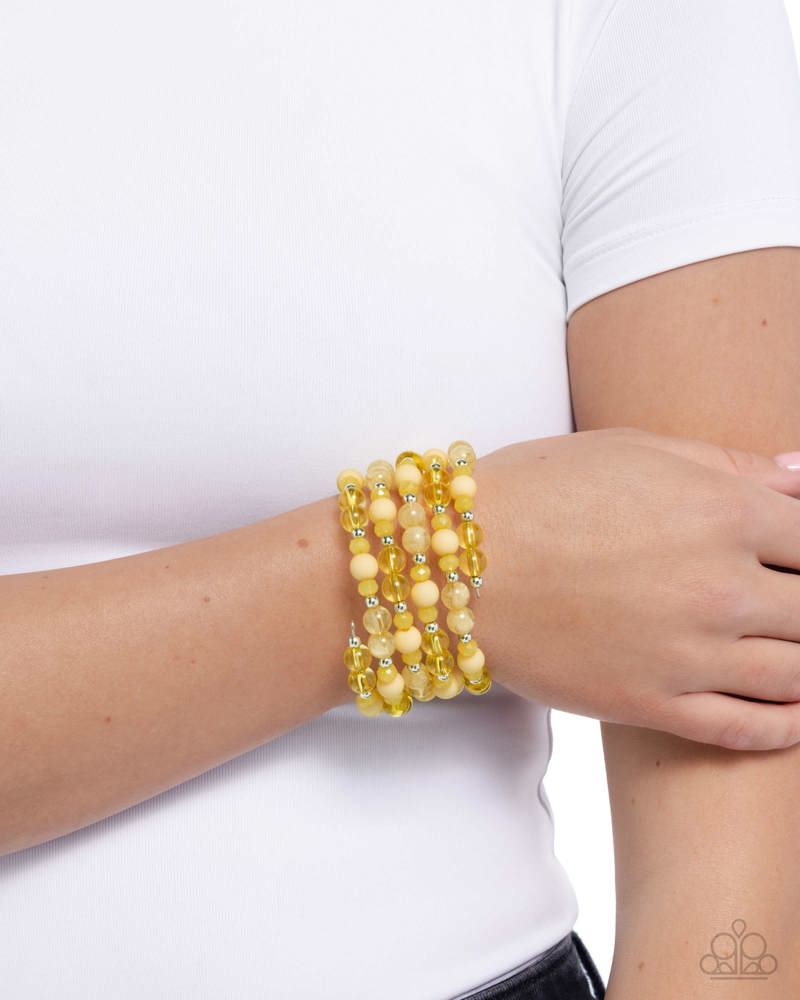 Colorful Chorus Bracelet - Yellow