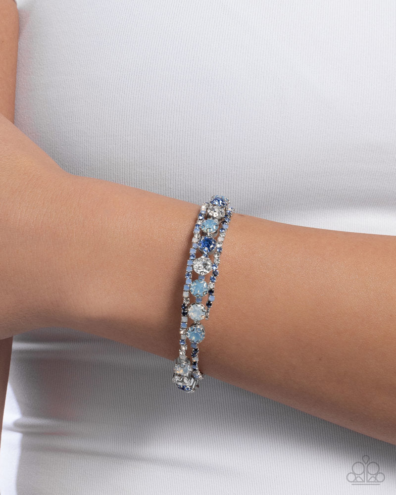 Shimmery Sample - Blue