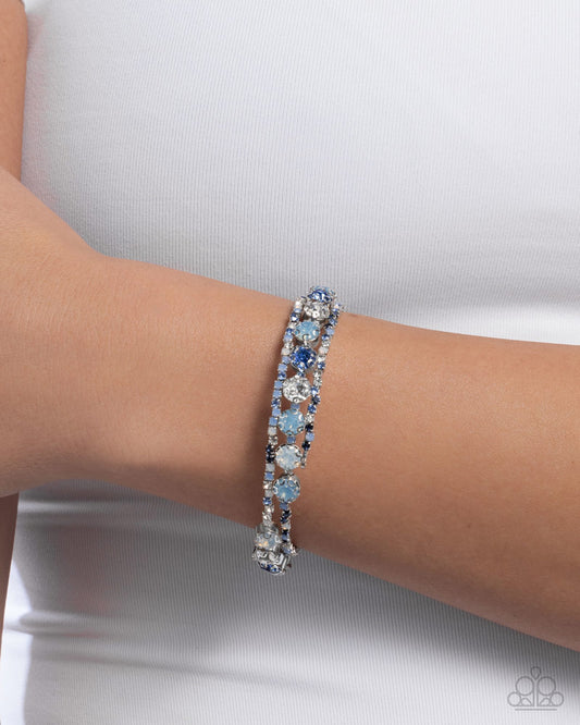 Shimmery Sample - Blue