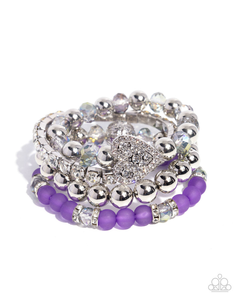 Poetically Plush Bracelet - Purple image 2