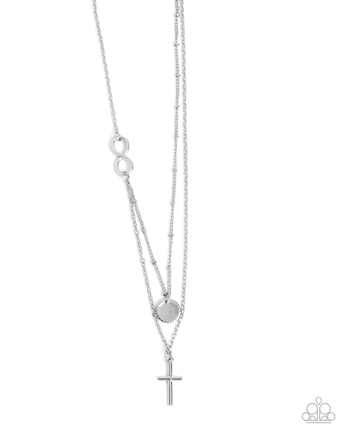 Eternal Embrace Necklace - Silver | Paparazzi Accessories image 2