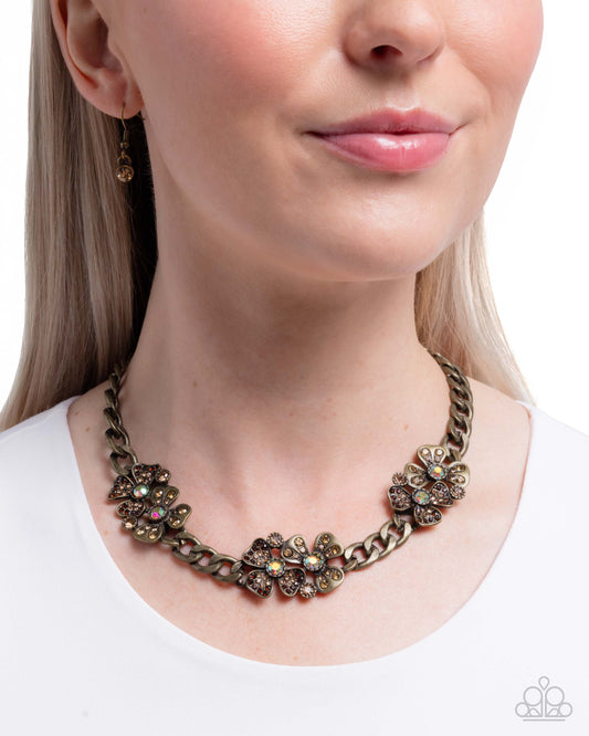 Fairy Florals - Brass | Paparazzi Accessories
