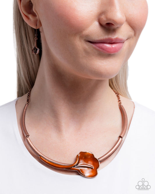 Calla Lily Chic - Copper | Paparazzi Accessories